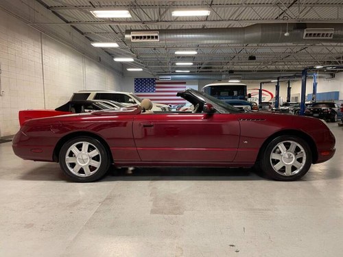 2004 Ford Thunderbird Deluxe Convertible clean Burgundy $14. For Sale
