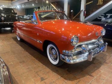 1951 Ford Deluxe Convertible Flat Head V8 Restored Red $35.9 For Sale