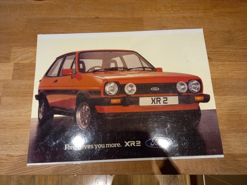Mk1 ford fiesta xr2 poster & keyring In vendita