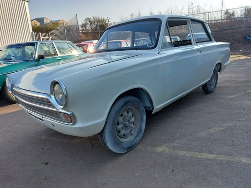 1966 Ford Cortina MK1 1500 GT 2 Door Rolling Shell For Sale