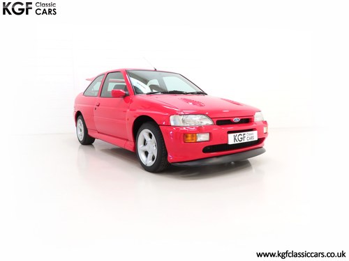 1993 An Incredible Ford Escort RS Cosworth with Only 217 Miles SOLD