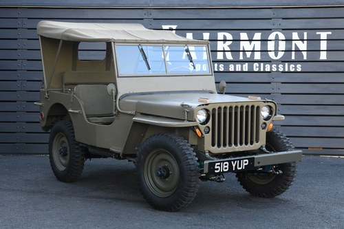 1942 Ford GPW 'Willys Jeep' - Nut & Bolt Restored WWII Vehicle For Sale