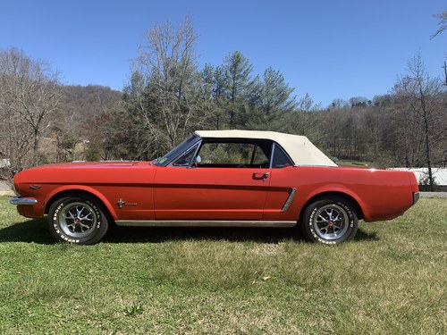 1965 Ford Mustang Convertible 289 CID  Manual  Factory A/C For Sale