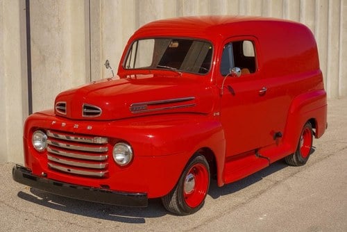1949 Ford F-1 Custom Panel Truck Wagon w 5 Speed V-8 For Sale