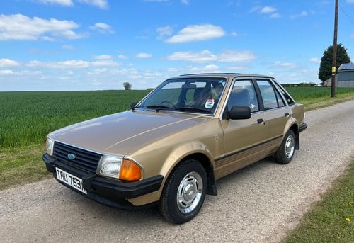 1982 Ford Escort mk3 1.3 Ghia, same family owned for 35 year SOLD