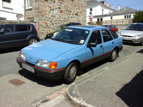 1987 Ford Sierra 1.8LX one owner 46500 miles. For Sale