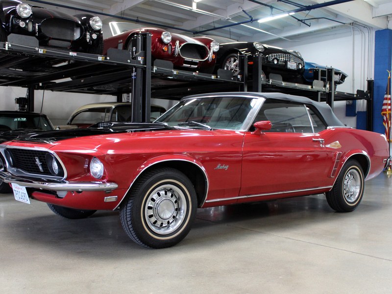 Orig California 1969 Ford Mustang 6 cyl Convertible