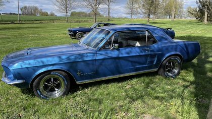 1967 Acapulco Blue Mustang coupe four speed