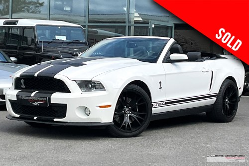 2009 (2010 MY) Ford Mustang Shelby GT500 LHD convertible SOLD