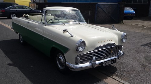 1961 Ford Zodiac convertible. SOLD