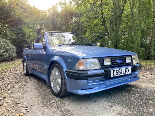 1986 Ford XR3i Cabriolet For Sale by Auction