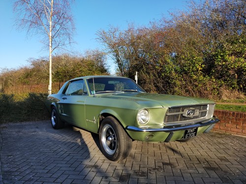 1967 Ford Mustang V8 Lime Gold Automatic SOLD