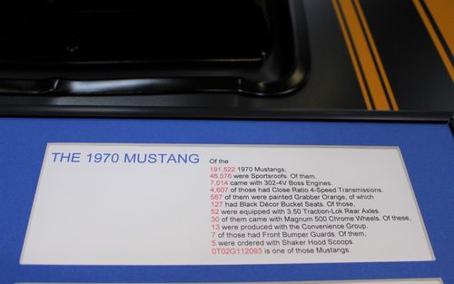 1970 Ford Mustang Boss 302 V8 Fastback Manual Fully Restored (picture 55 of 55)