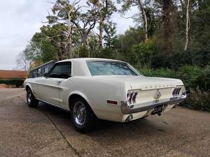 1968 Ford Mustang V8 (J Code-302) Wimbledon White Automatic For Sale (picture 18 of 24)