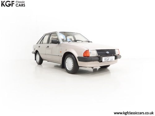1984 A Fully Loaded Mk3 Ford Escort 1.6 Ghia with 17,630 Miles VERKAUFT