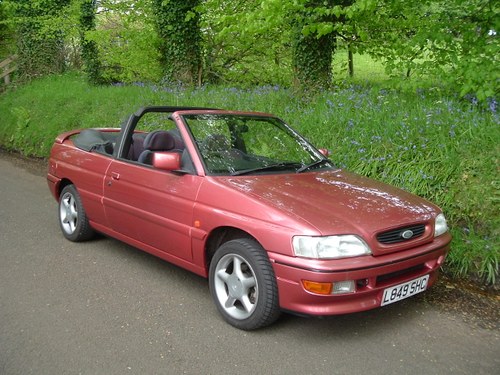 1994 Ford Escort 1.8 16v SI Cabriolet. As seen on Brassic! SOLD