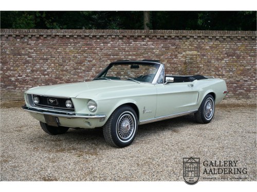 1968 Ford Mustang 302 Convertible J-code 302ci V8, very nice cond In vendita