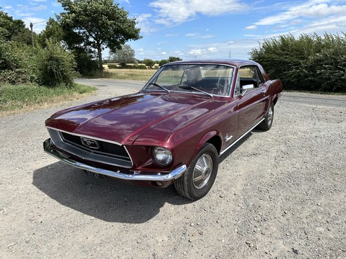 1968 Mustang V8 Auto Vintage Burgundy SOLD