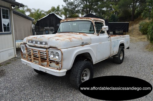 1959 Ford F100 VERKOCHT