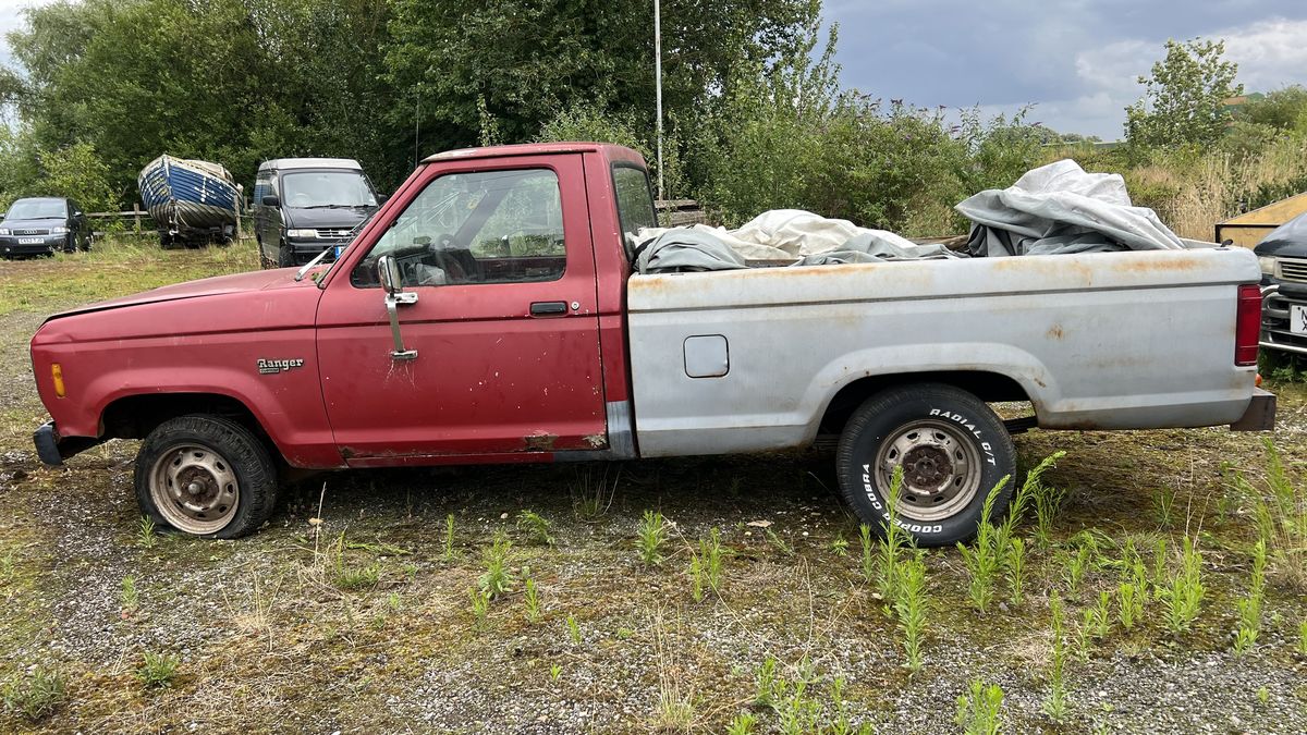 1988 Ford RANGER CUSTOM PICK UP LHD Red Automatic Left Hand Drive in ...