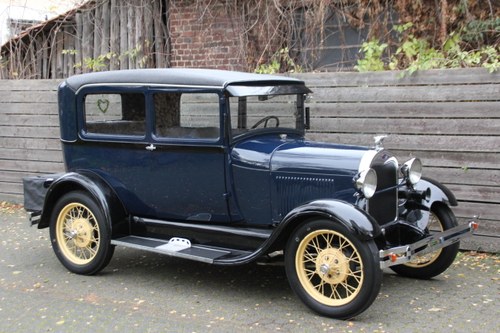 1929 Ford Model A Tudor, Europaausführung, Kilometertacho SOLD