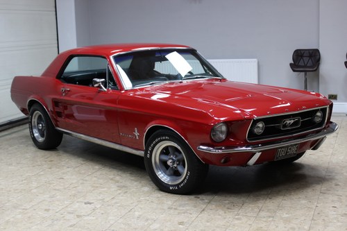 1967 Ford Mustang Coupe 289 A-Code V8 Manual - Candy Apple VERKAUFT