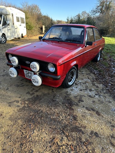 1980 Ford Escort RS2000 flat front sold sold.