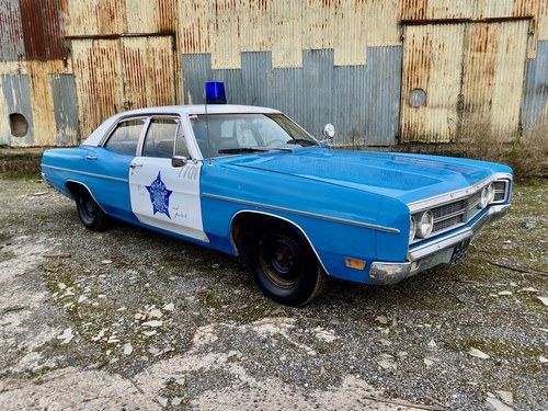 1970 FORD GALAXIE 351 WINDSOR V8 AMERICAN POLICE COP CAR A vendre