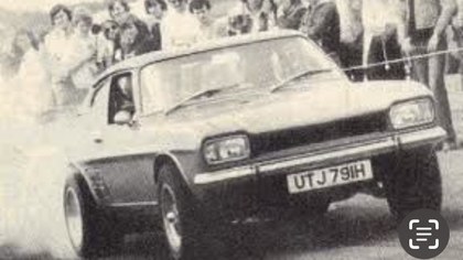 Ford Capri MK1 “ Hocus Pocus “ The ex Pip Higham V8 Drag Car