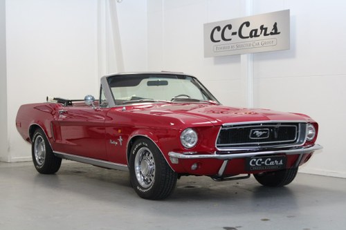 1968 Ford Mustang V8 289cui. Convertible aut SOLD
