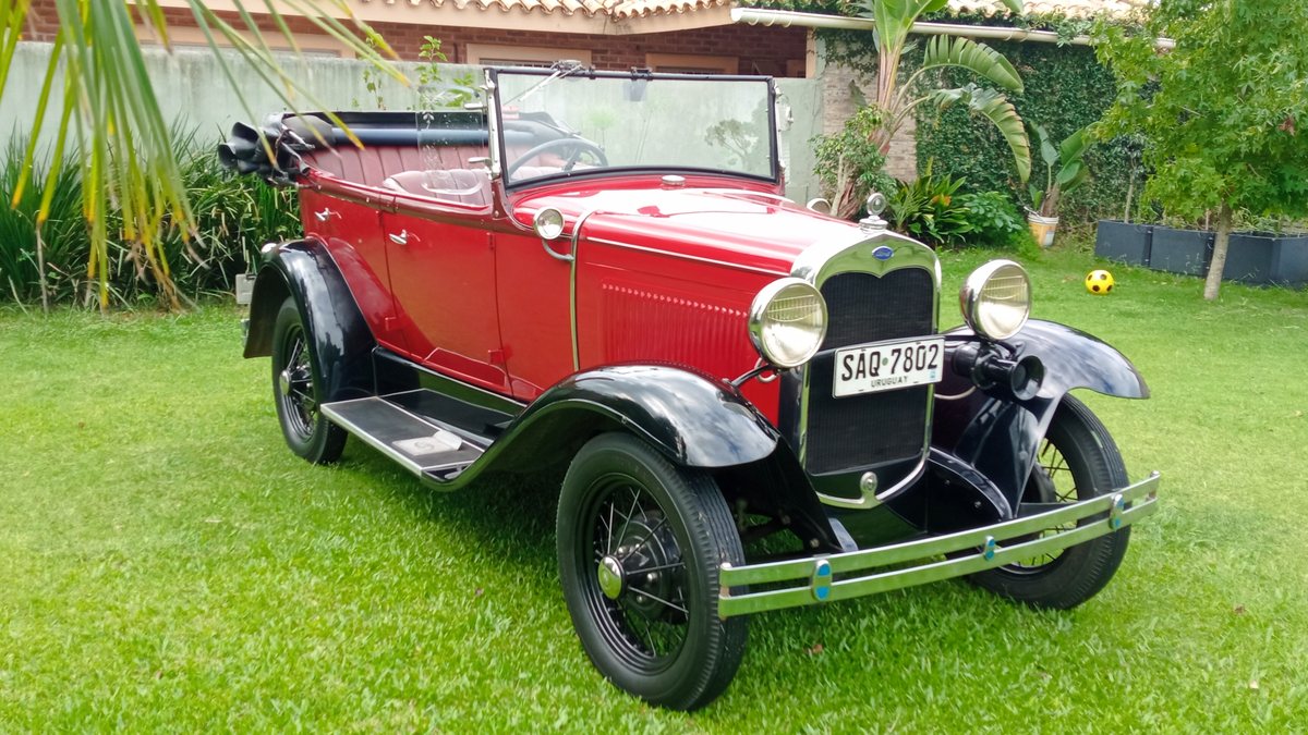 1930 Ford Model A Red Manual, 3 speed Right Hand Drive in Ciudad de la ...