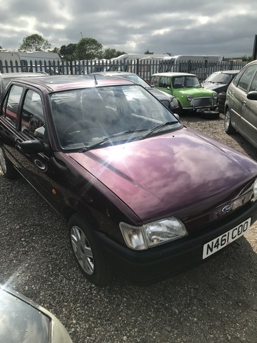 1995 Ford Fiesta Mark 3 (1989-94)