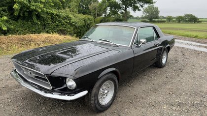 1967 Black Ford Mustang Coupe V8 Manual PROJECT