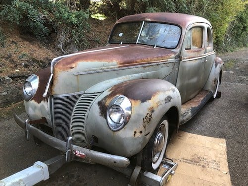 1940 Ford Coupe Deluxe Hotrod Project A vendre