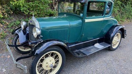 1928 Ford Model A Coupe with Rumble Seat.