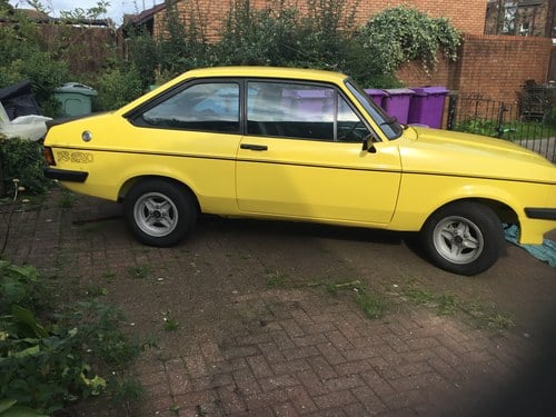 1979 Ford Escort Mark 2 RS2000. SOLD.