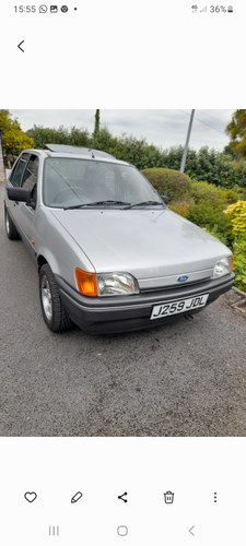 BRAND NEW MOT to 28 June 2026 - 1991 Ford Fiesta 1.3 Flight