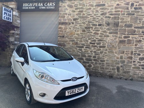 2012 62 FORD FIESTA 1.25 ZETEC 5DR. 46619 MILES. A vendre