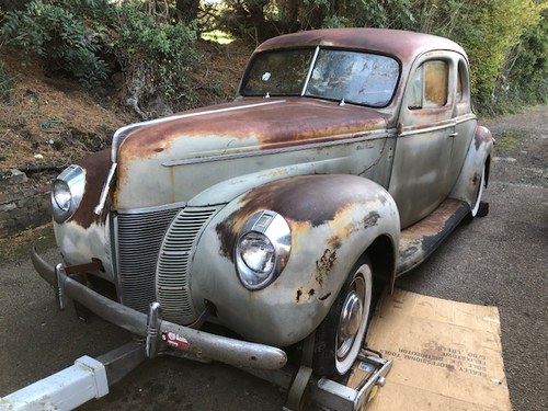 1940 Ford Coupe Deluxe Hotrod Project A vendre