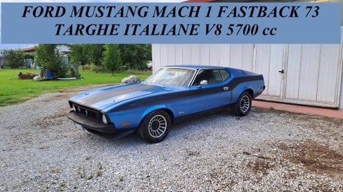 1973 Ford Mustang Fast Back MACH1 italian registration For Sale