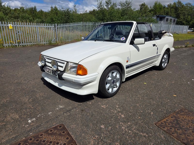 1986 Ford Escort Mark 3 Cabriolet SE