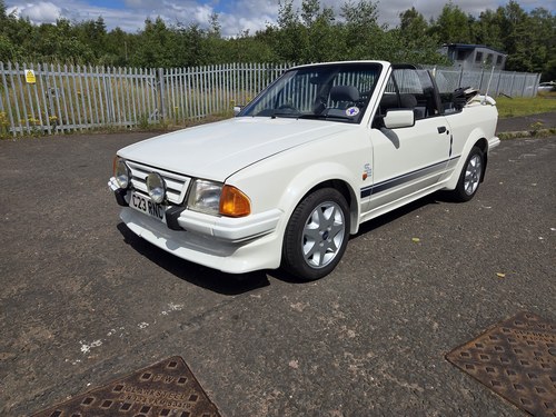 1986 Ford Escort Mark 3 Cabriolet SE For Sale
