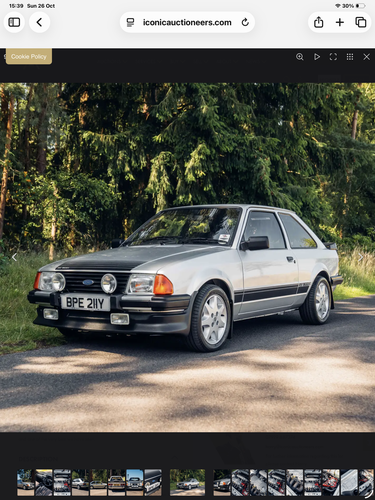 1983 Ford Escort Mark 3 RS1600