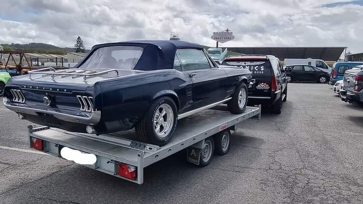 1967 Ford Mustang Azul Automático, Velocidad 4 Volante a la izquierda ...