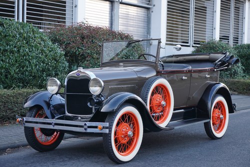 1929 Ford Model A Phaeton, Oldtimer-Cabrio SÅLD