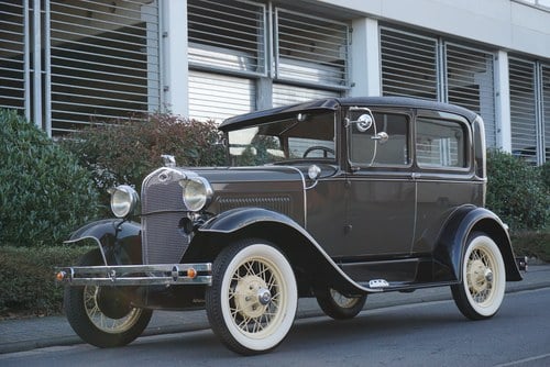 1930 Ford Model A Tudor 55-B, mit vielen Extras! SÅLD