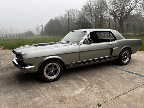 1966 Mustang coupe featuring a 347 Stroker and a five speed VERKOCHT
