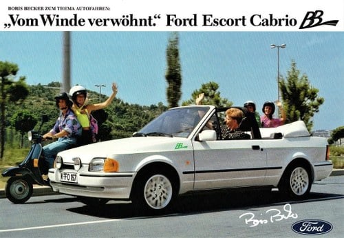 1989 Ford Escort Mark 4 XR3i Cabrio TENNIS