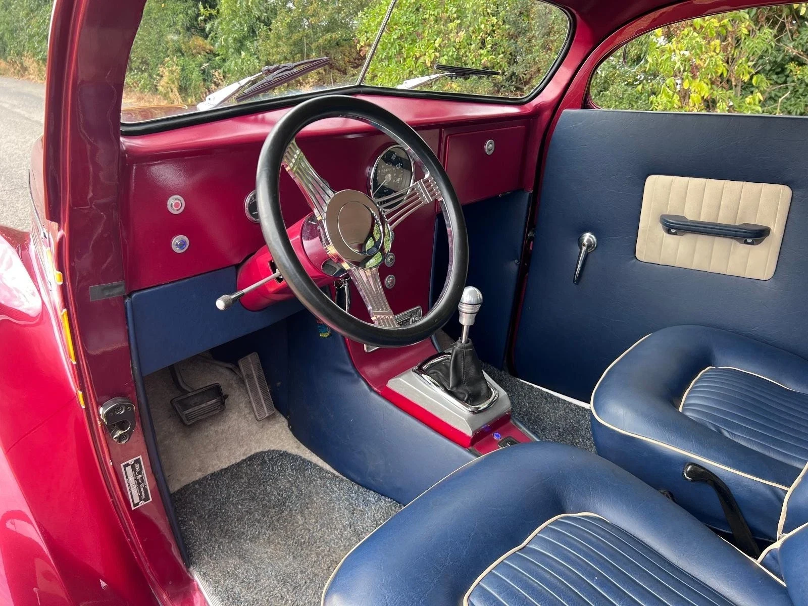 1937 Ford Tudor Slant back hotrod, foto 10
