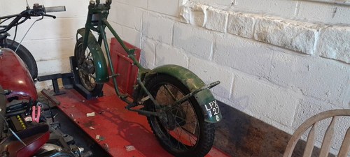 1950 Francis Barnett Merlin Frame and Wheels